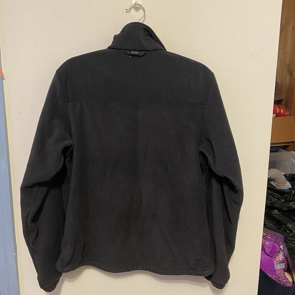 Columbia Women's L Fleece Full Zip Jacket Outdoors Camping Hiking Black Pockets - Picture 11 of 11
